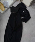 NK01 3'LÜ SET SİYAH OVERSİZE TAKIM