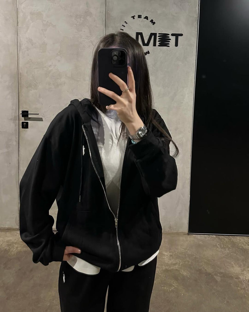 POLO SIYAH ALT-ÜST 2'Lİ SET